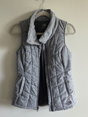 The North Face Women's Grey Quilted Vest